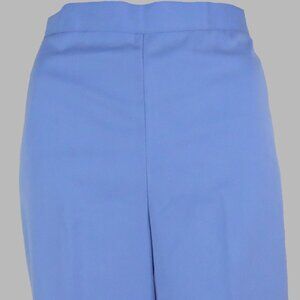 NWT Alfred Dunner Women's Blue Comfort Waist Easy Care Capri Size 16 (C1938)